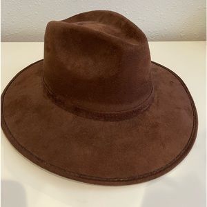 Brown Suede Hat